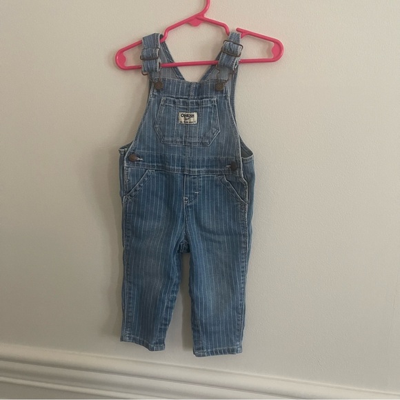 OshKosh B'gosh Other - OshKosh 9 months overalls with rainbow threads
